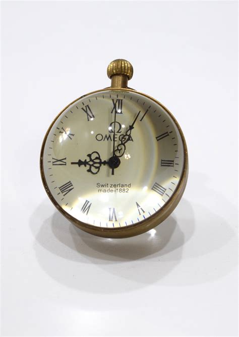 Omega Switzerland 1882 Crystal Ball Clock .